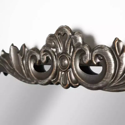 Miroir mural décoratif en métal 29" x 37", Bronze antique