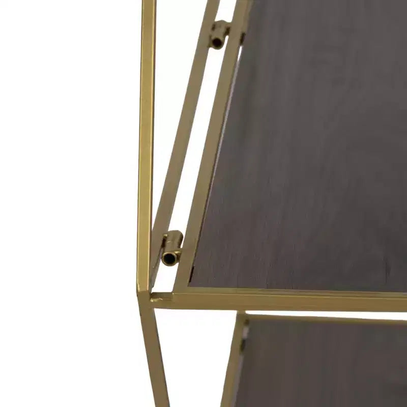 Étagères murales hexagonales modernes pour la décoration intérieure - Rangement en bois avec cadre métallique pour bureau