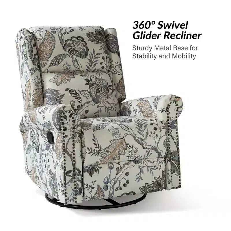 Fauteuil inclinable pivotant et coulissant manuel