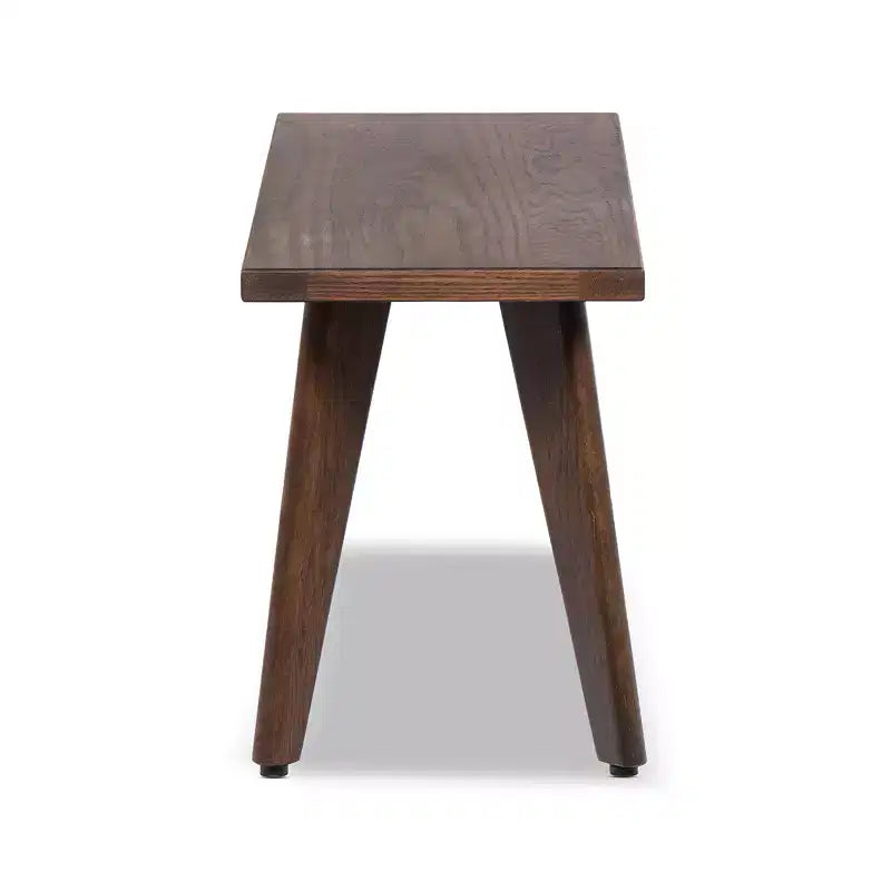 Banc en chêne rouge massif de 35,5 po