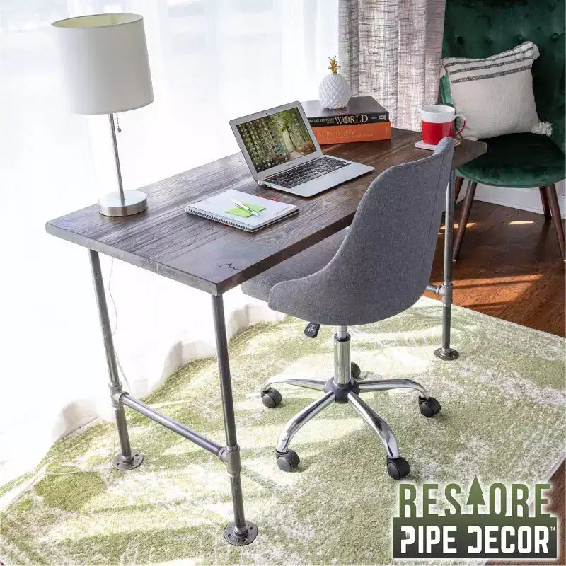 Bureau en bois massif marron Trail