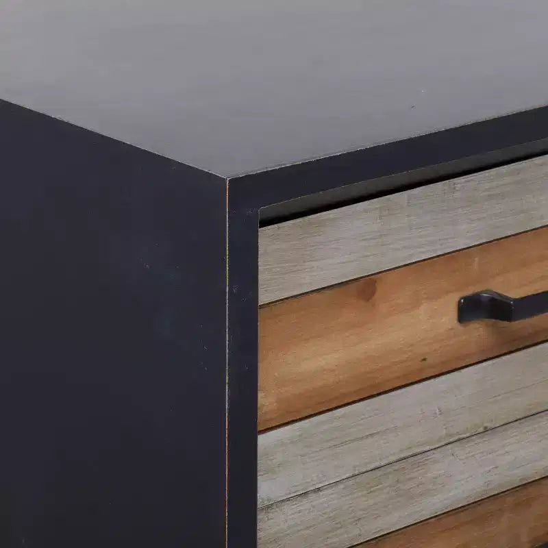 Armoire moderne en MDF noir