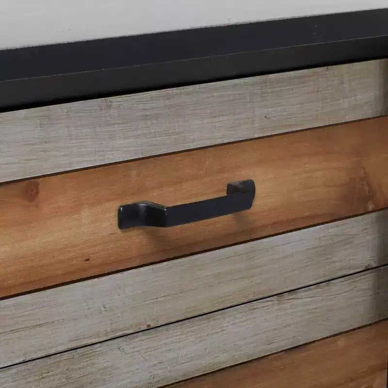 Armoire moderne en MDF noir