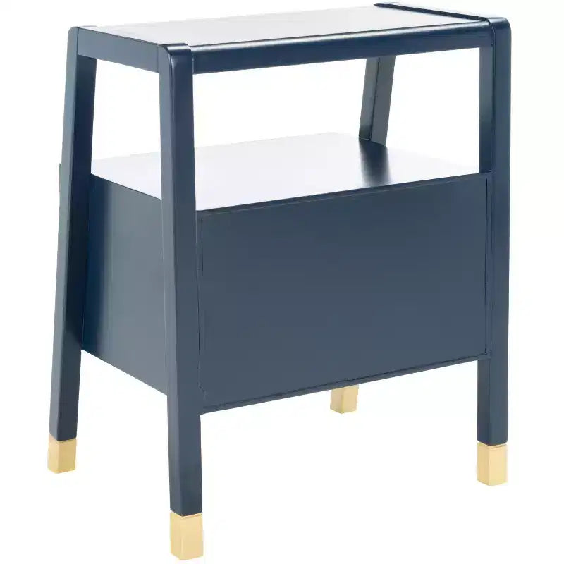 Table d'appoint 2 tiroirs 1 étagère